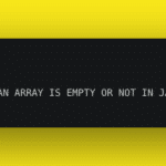 JavaScript array is empty