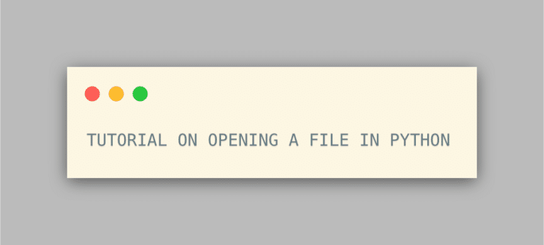 How to open file in python