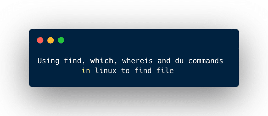 find a file in Linux