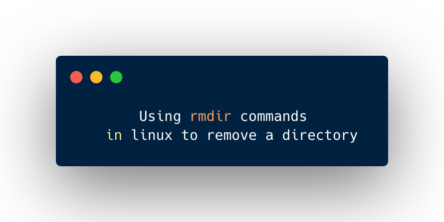 remove a directory in Linux